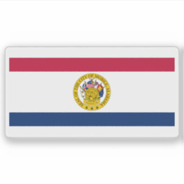 Flag of Mobile, Alabama, USA Aufkleber