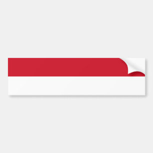 Flag of Monaco Autoaufkleber
