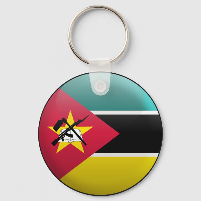 Flag of Mozambique Schlüsselanhänger (Vorderseite)