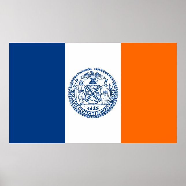 Flag of New York City Poster (Vorne)