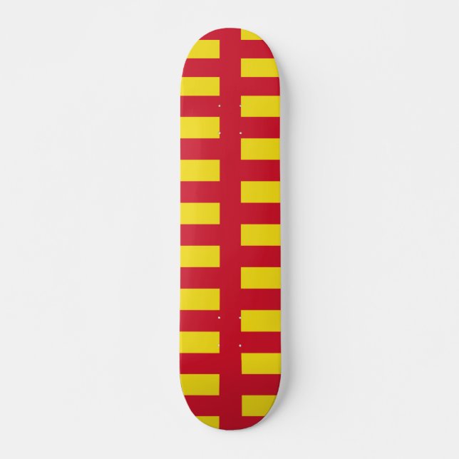 Flag of Northumberland Skateboard (Vorne)