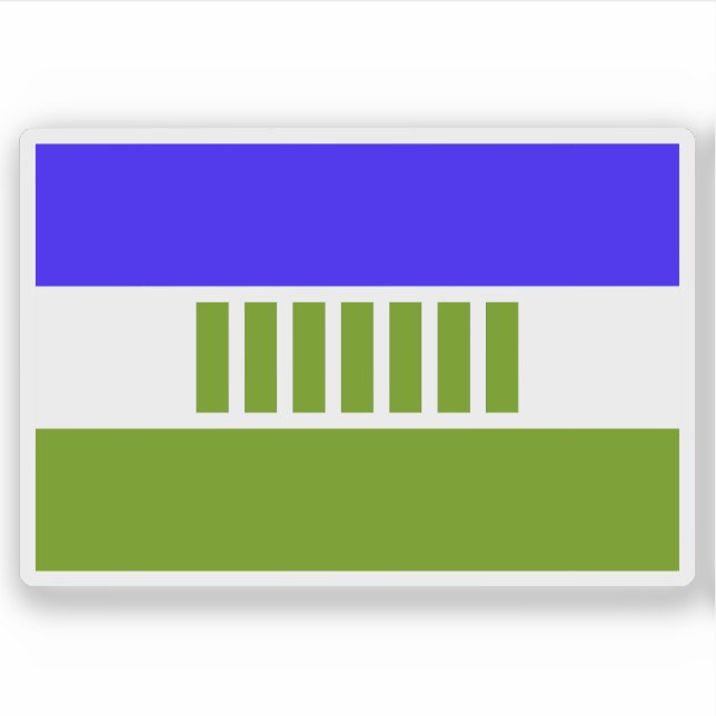 Flag of Ovamboland, the Republic of South Africa Aufkleber (Vorderseite)