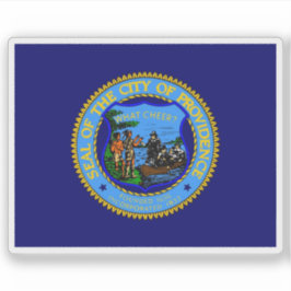 Flag of Providence, Rhode Island, USA Aufkleber