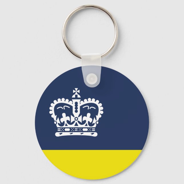 Flag of Regina, Saskatchewan Keychain Schlüsselanhänger (Vorderseite)