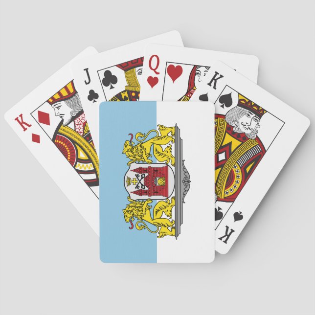 Flag of Riga, Latvia Playing Cards Spielkarten (Rückseite)