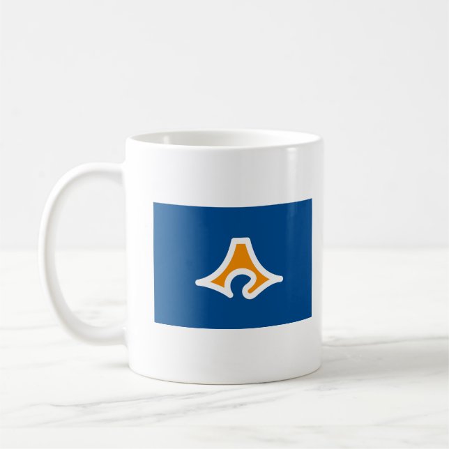 Flag of Shizuoka Prefecture, Japan Kaffeetasse (Links)