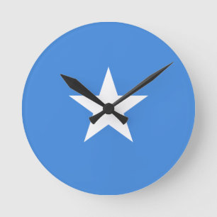 Flag of Somalia Wall Clock Runde Wanduhr