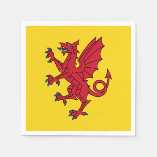 Flag of Somerset Paper Napkins Serviette