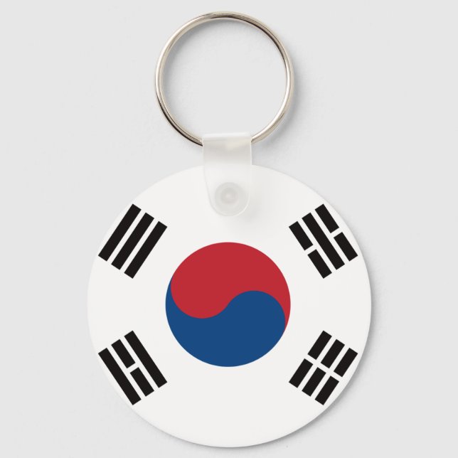 Flag_of_South_Korea Schlüsselanhänger (Vorderseite)
