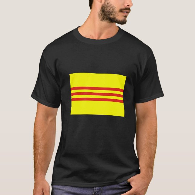 Flag of South Vietnam Premium  T-Shirt (Vorderseite)