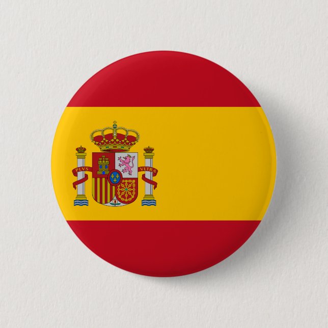 Flag of Spain Bandera de España Pin Badge Button (Vorderseite)
