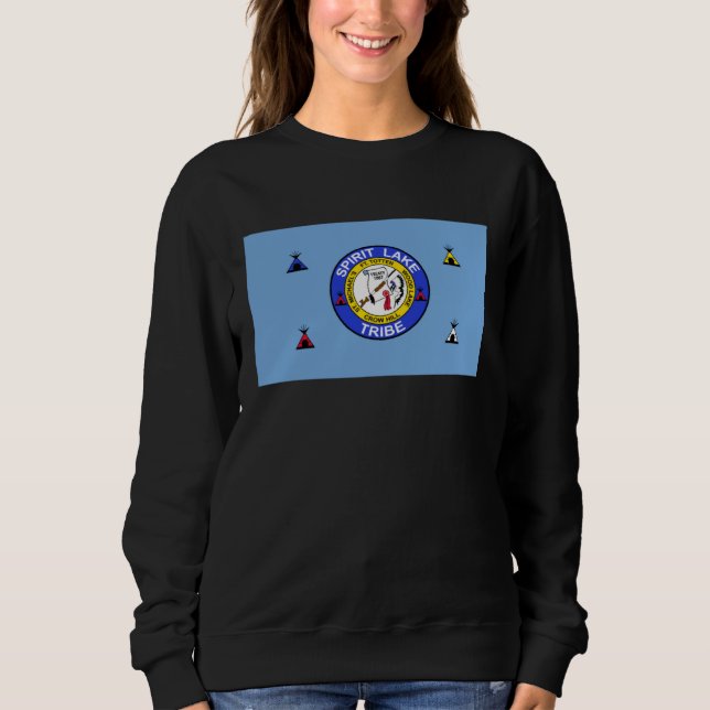 Flag of Spirit Lake Dakota Tribe USA Sweatshirt (Vorderseite)