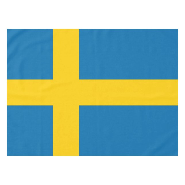 Flag_of_Sweden 6k Tischdecke (Vorderseite (Horizontal))