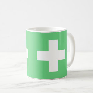 Flag of Switzerland modified – Schweiz – Suisse Kaffeetasse