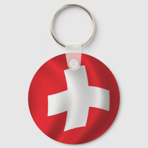 Flag of Switzerland Schlüsselanhänger