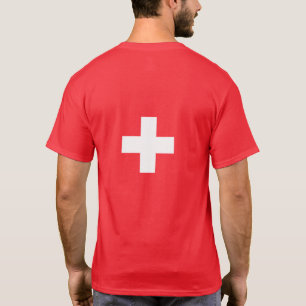 Flag of Switzerland – Schweiz – Suisse – Svizzera T-Shirt