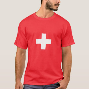 Flag of Switzerland – Schweiz – Suisse – Svizzera T-Shirt