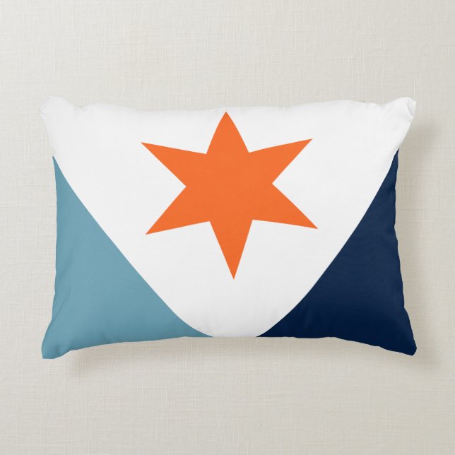 Flag of Syracuse, New York Dekokissen (Vorderseite)