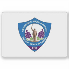 Flag of the city of Dodoma, Tanzania Aufkleber