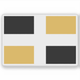 Flag of the city of Lévis, Quebec, Canada Aufkleber