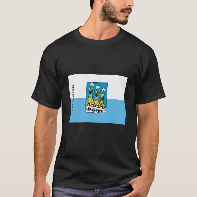 Flag of the City of San Marino T-Shirt (Vorderseite)
