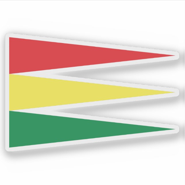 Flag of The Ethiopian Empire (1881-1889), Ethiopia Aufkleber (Vorderseite)