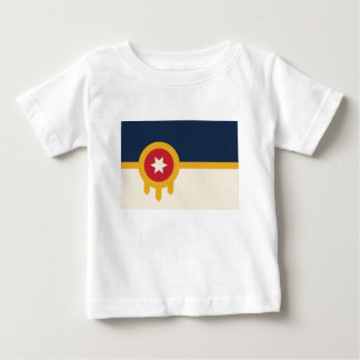 Flag of Tulsa city, Oklahoma State Baby T-shirt