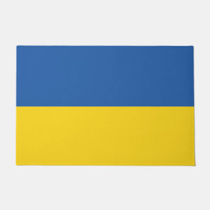 Flag of Ukraine Button Fußmatte