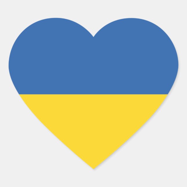 Flag of Ukraine Button Square Sticker (Vorderseite)