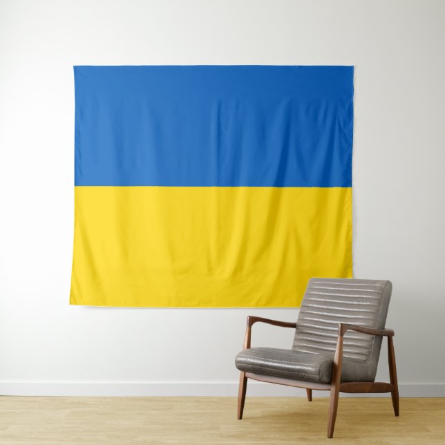Flag of Ukraine Wandteppich (Beispiel (Horizontal))