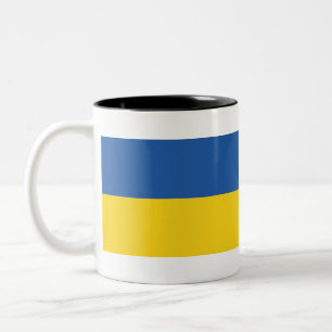 Flag of Ukraine Zweifarbige Tasse