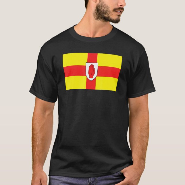 Flag of Ulster - The Ulster Red Hand Flag T-Shirt (Vorderseite)