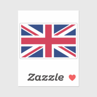 Flag of United Kingdom custom-cut Aufkleber