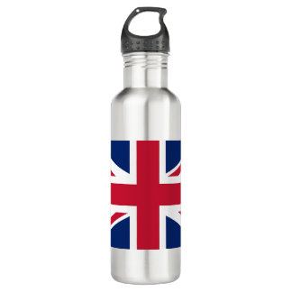 Flag of United Kingdom Edelstahlflasche