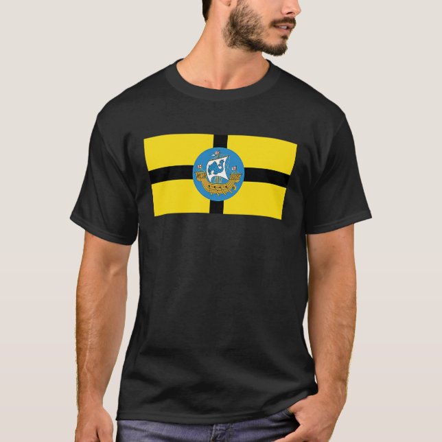 Flag of Wellington  New Zealand T-Shirt (Vorderseite)