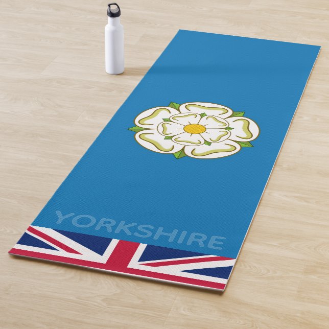 Flag of Yorkshire (UK) Yogamatte (Beispiel)