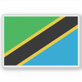 Flag of Zanzibar (1964-2005), Tanzania Aufkleber