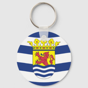 Flag of Zeeland Schlüsselanhänger