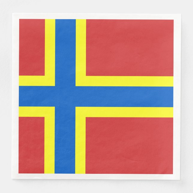 Flag Orkney Paper Dinner Napkins Serviette (Vorderseite)