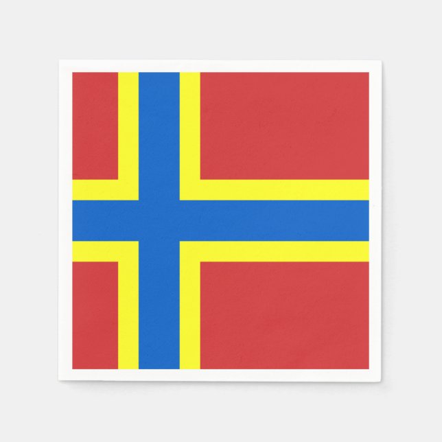 Flag Orkney Paper Napkins Serviette (Vorderseite)