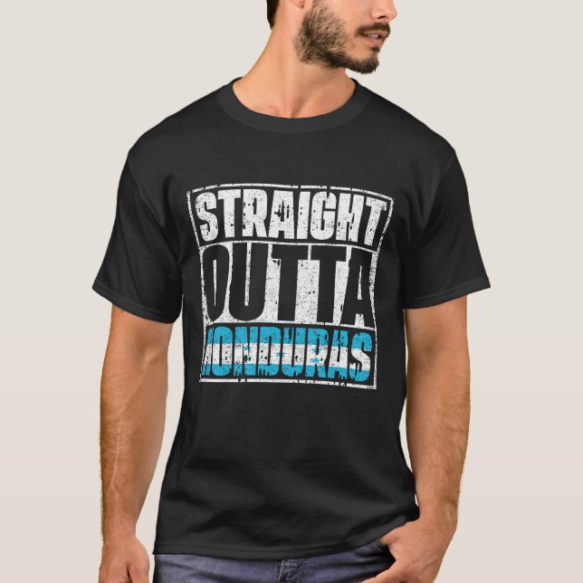 Flag Outta Honduras T-Shirt (Vorderseite)