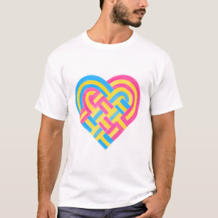 Flag Pansexual Pan Pride Rosa Gelb T-Shirt