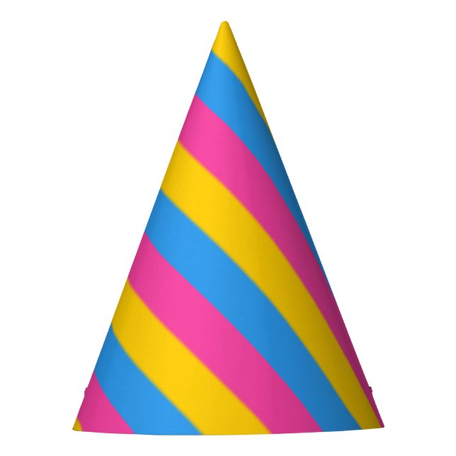 Flag Pansexual Prilag Partyhütchen (Vorderseite)
