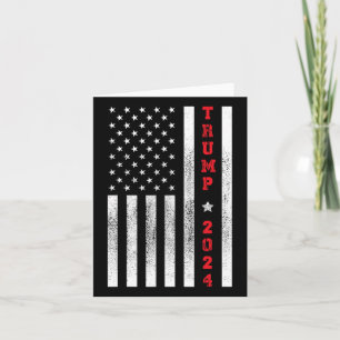 Flag Patriotic 4. Juli Trump 2024 Karte
