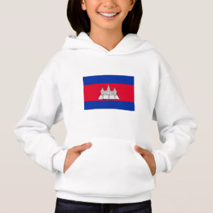 Flag Patriotic Kambodscha Hoodie