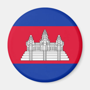 Flag Patriotic Kambodscha Magnet
