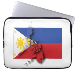 Flag Patriotic PHILIPPINES Laptopschutzhülle