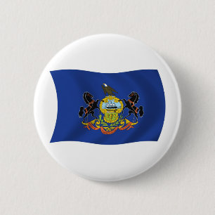 Flag Pennsylvania Button