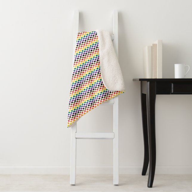 Flag Philadelphia Rainbow Pride Sherpadecke (Beispiel)