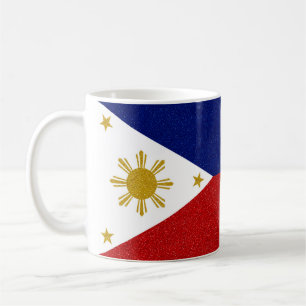 Flag Philippinen-Glitzer Tasse